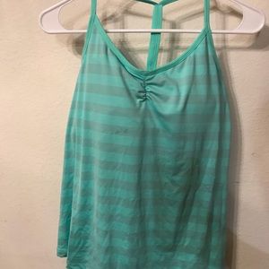 Nike workout top teal